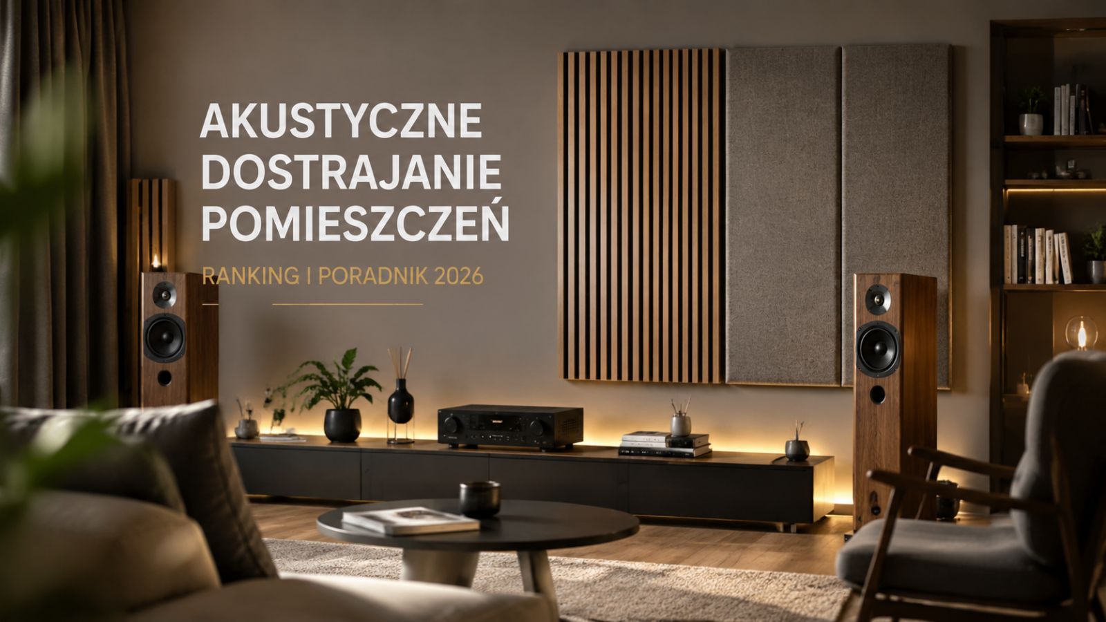 Akustyczne dostrajanie pomieszczeń – ranking i poradnik 2026