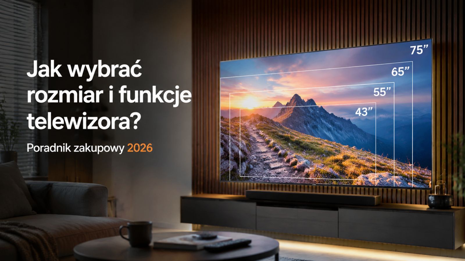 Jak wybrać rozmiar i funkcje telewizora? Poradnik zakupowy 2026