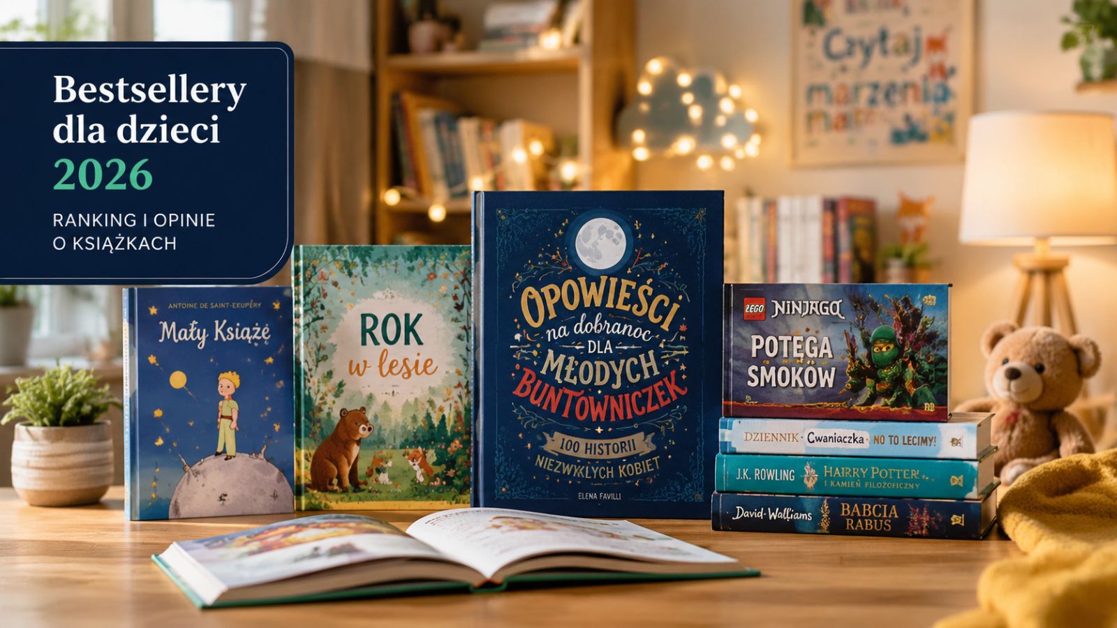 Bestsellery dla dzieci 2026 – Ranking i opinie o książkach