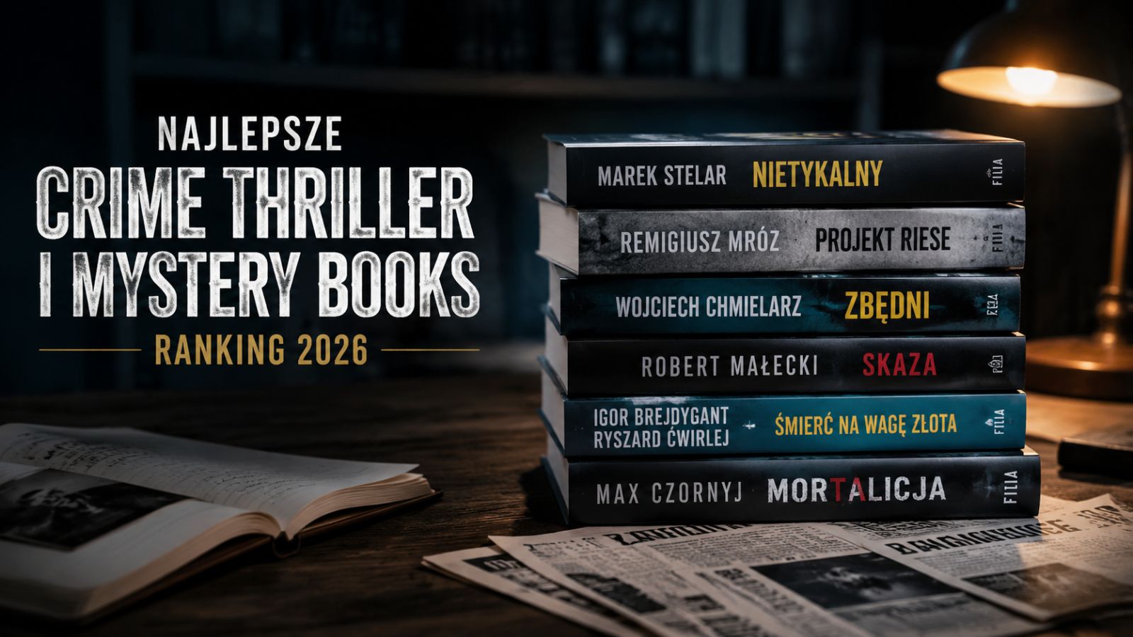Najlepsze crime thriller i mystery books – ranking 2026