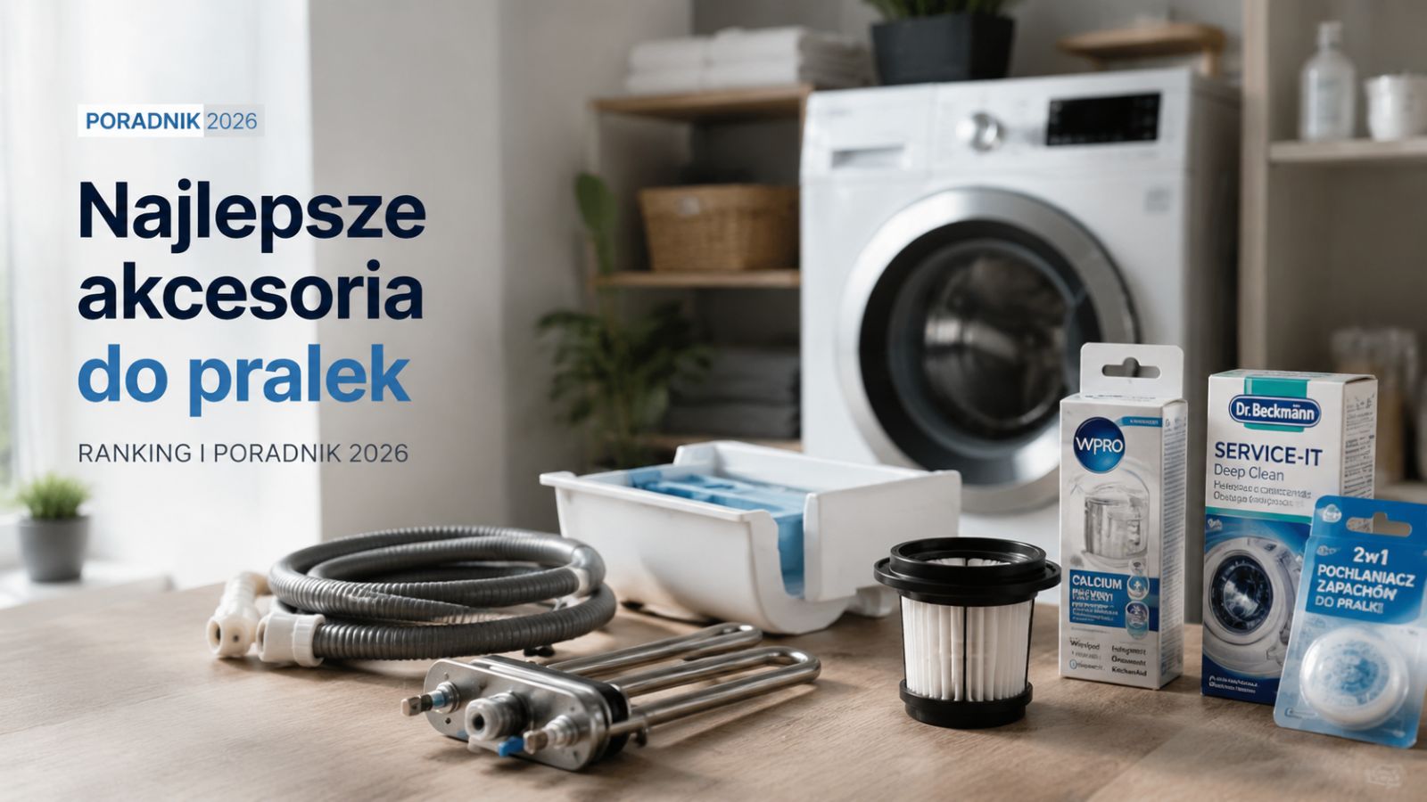 Najlepsze akcesoria do pralek – ranking i poradnik 2026