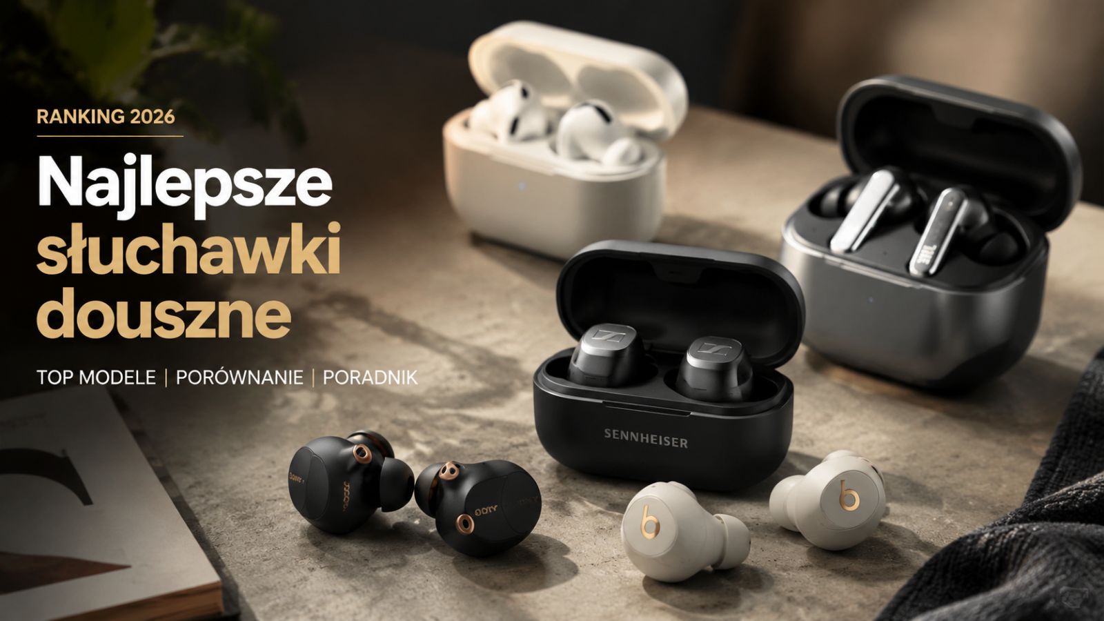 Najlepsze słuchawki douszne 2026 – Ranking best earbuds