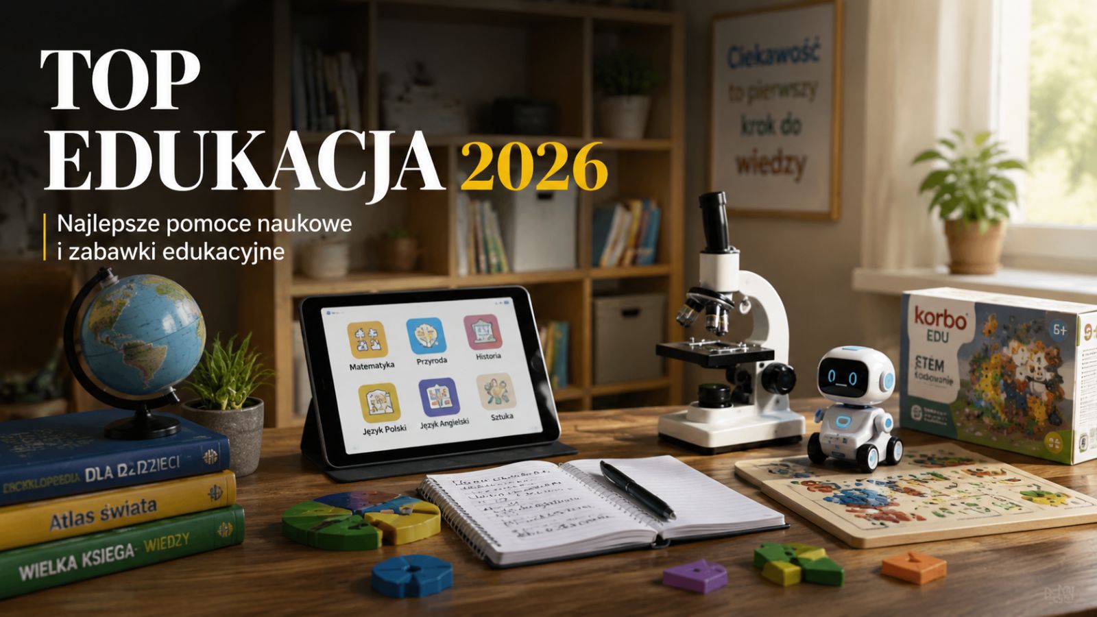 Top Education 2026: Najlepsze pomoce naukowe i zabawki edukacyjne