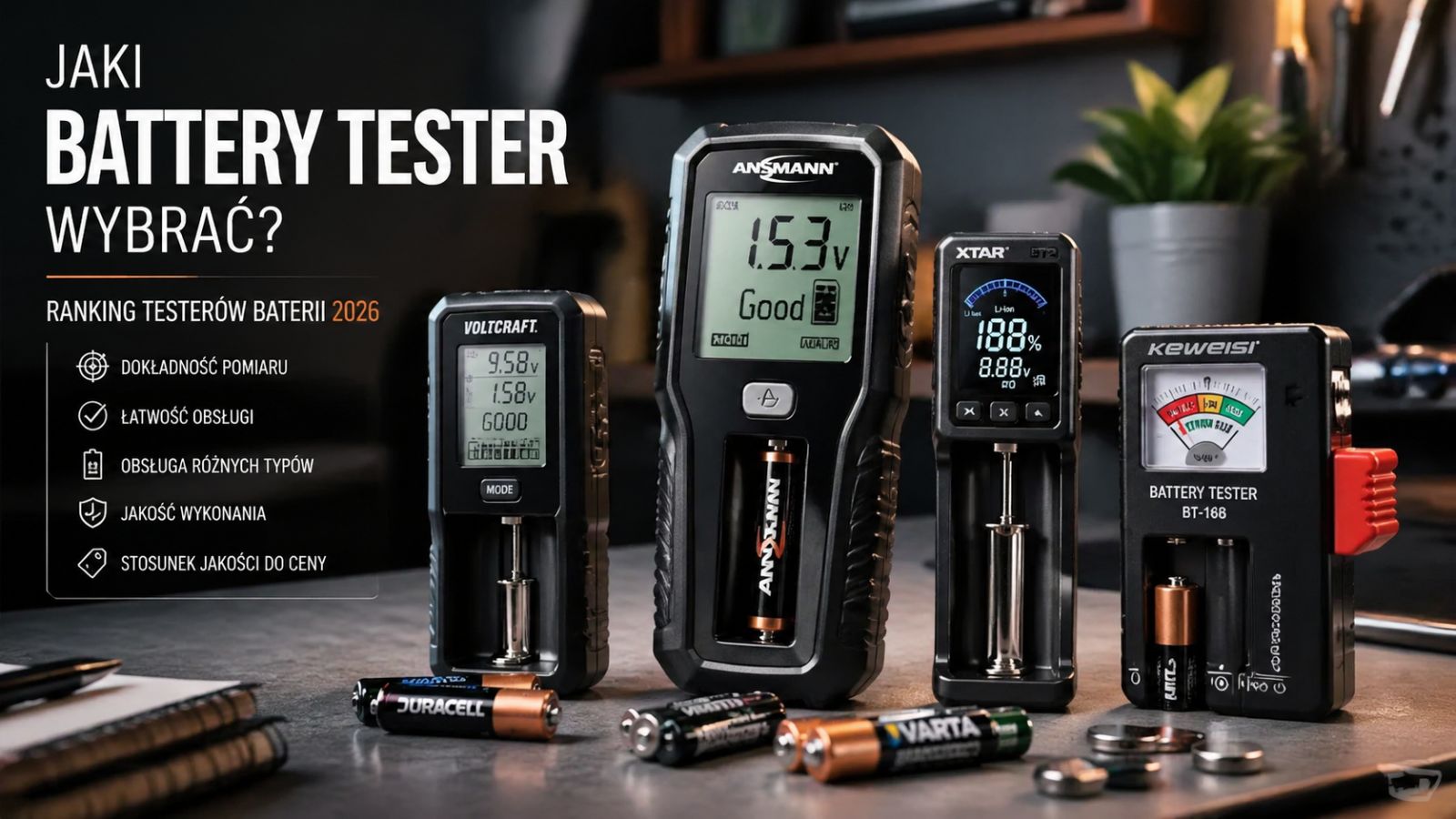 Jaki battery tester wybrać? Ranking testerów baterii 2026