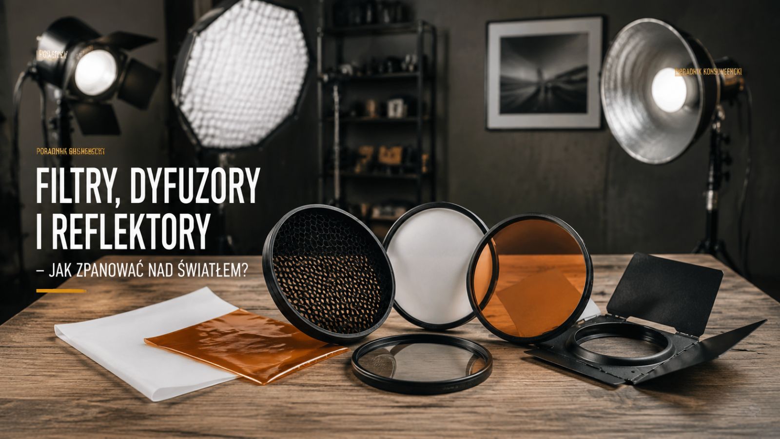 Filtry, dyfuzory i reflektory – jak zapanować nad światłem?