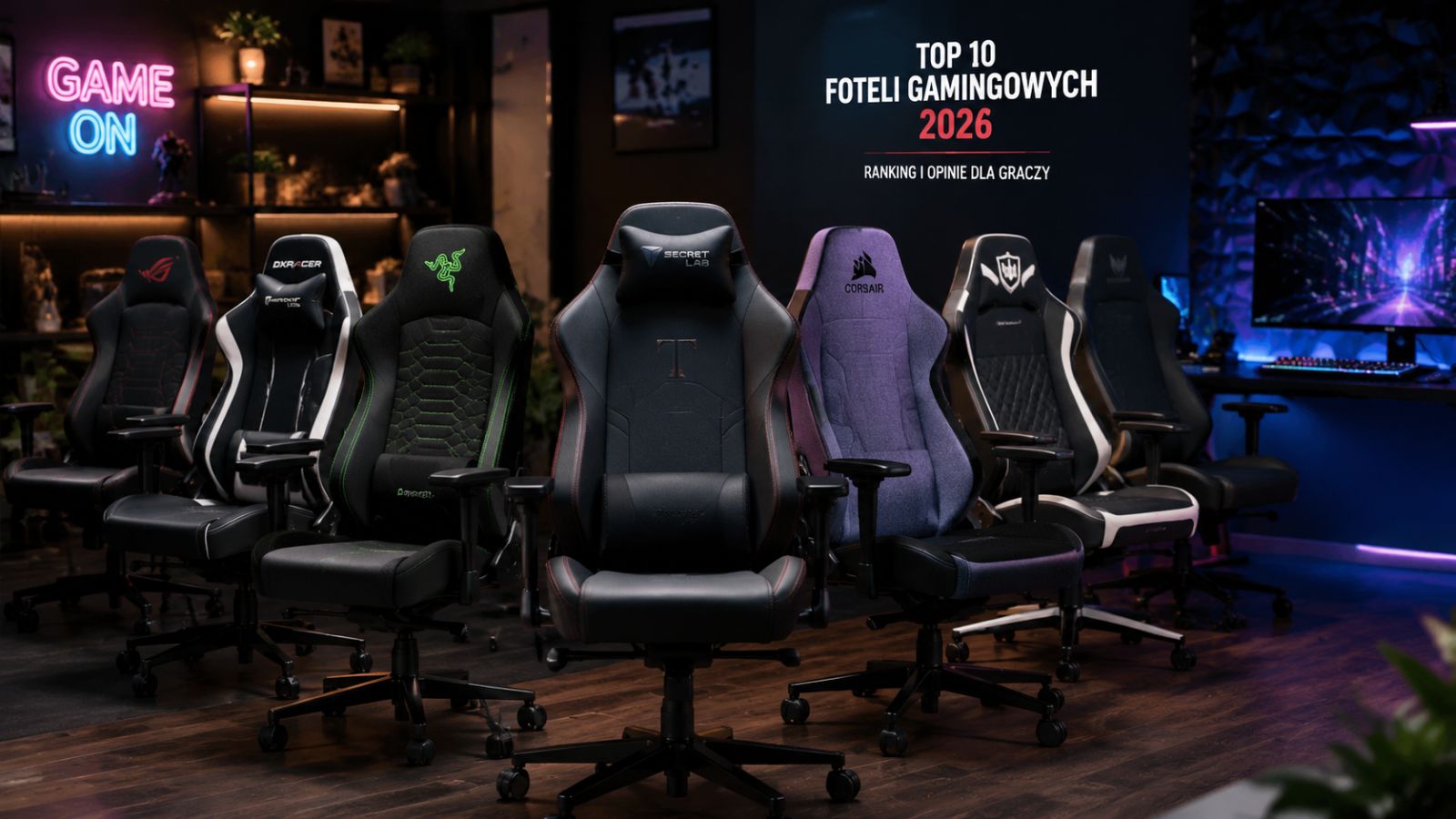 Top 10 Gaming Chairs 2026 – Ranking i opinie o fotelach dla graczy