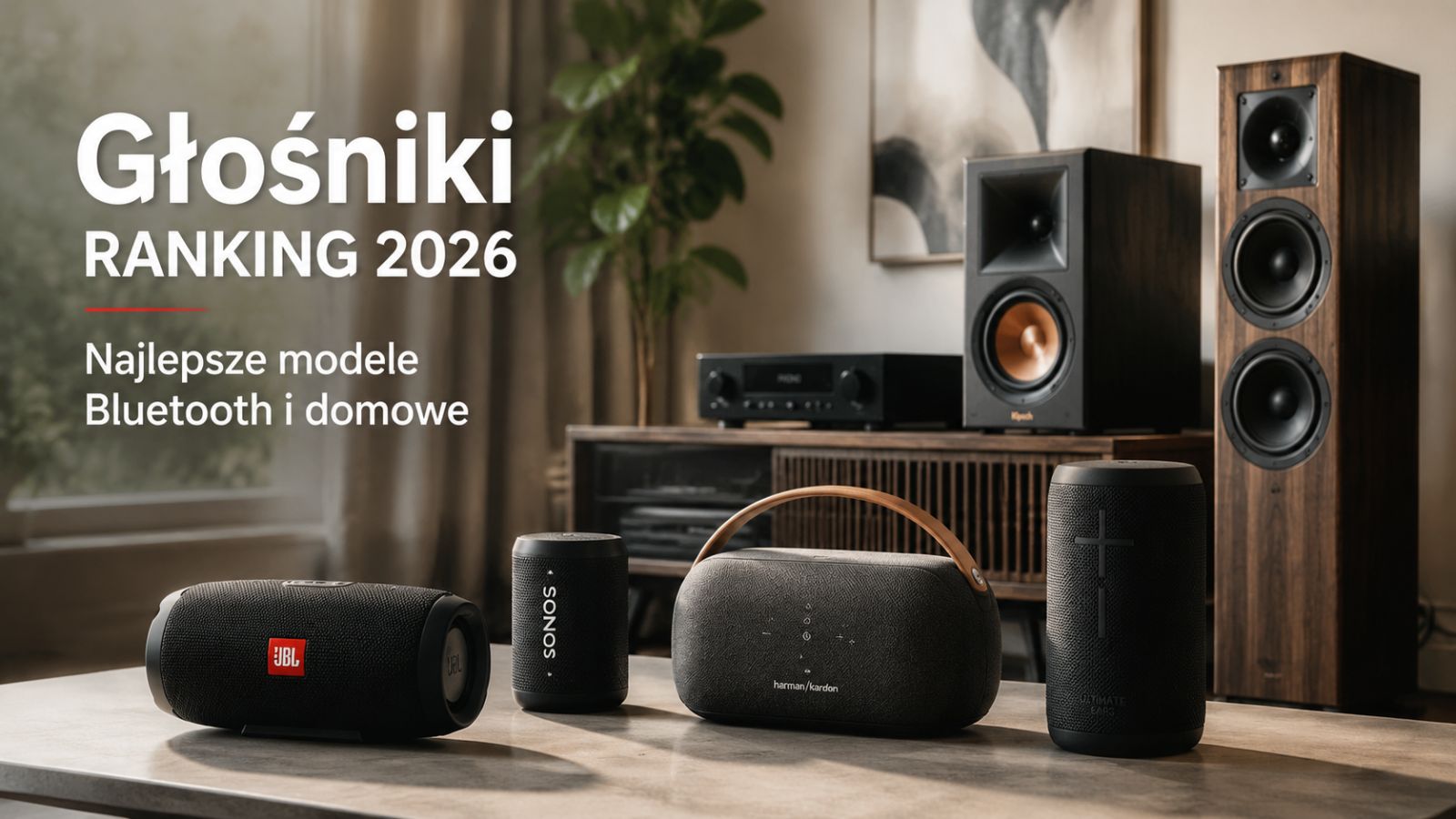 Głośniki ranking 2026 – Najlepsze modele Bluetooth i domowe