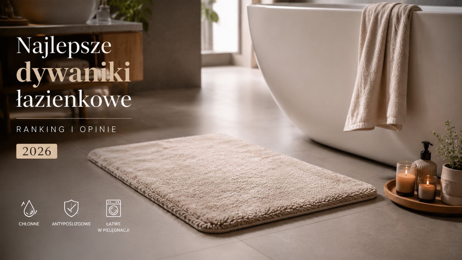 Najlepsze dywaniki łazienkowe 2026 – Ranking i opinie o bathmats