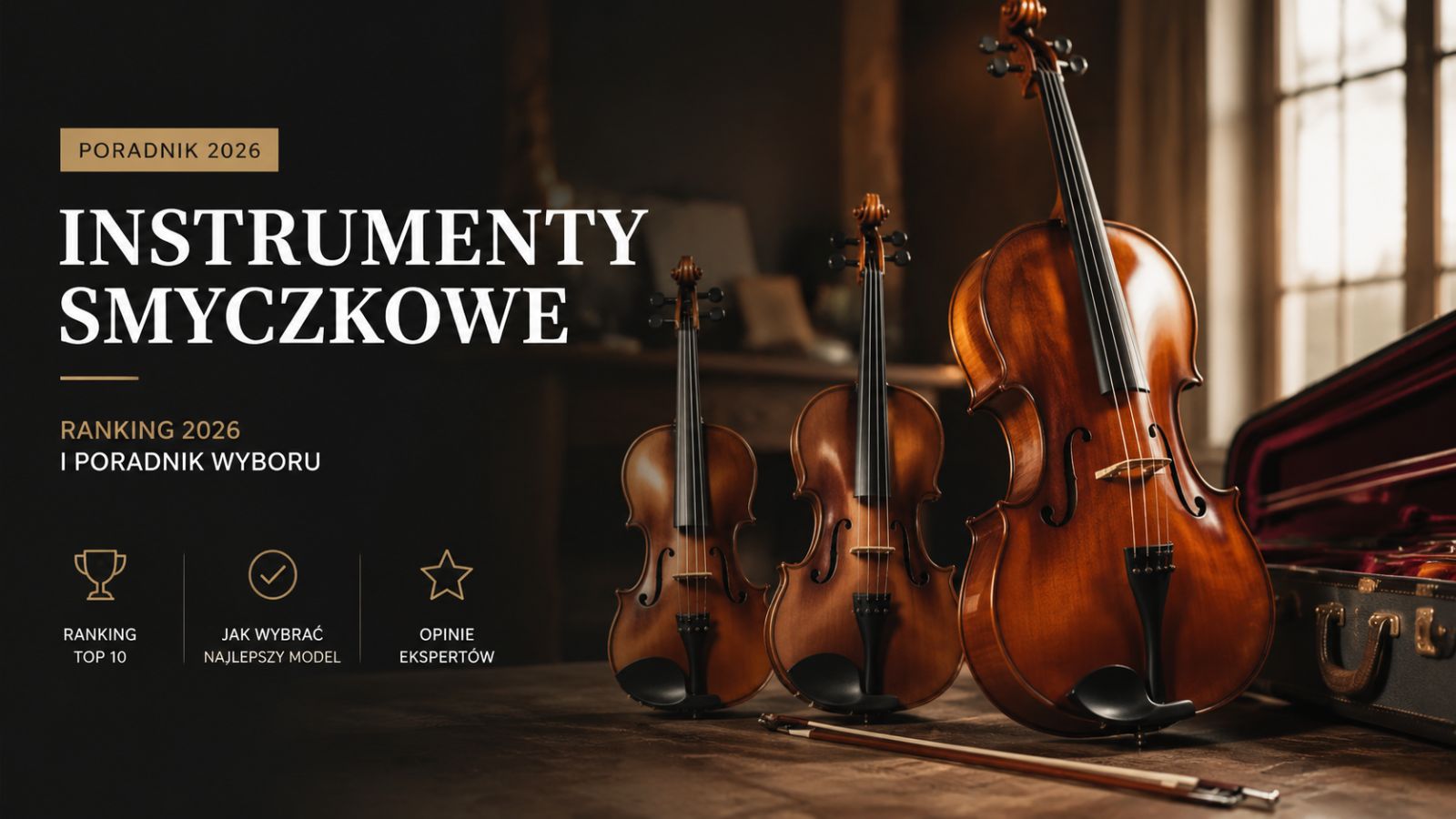 Instrumenty smyczkowe – ranking 2026 i poradnik wyboru