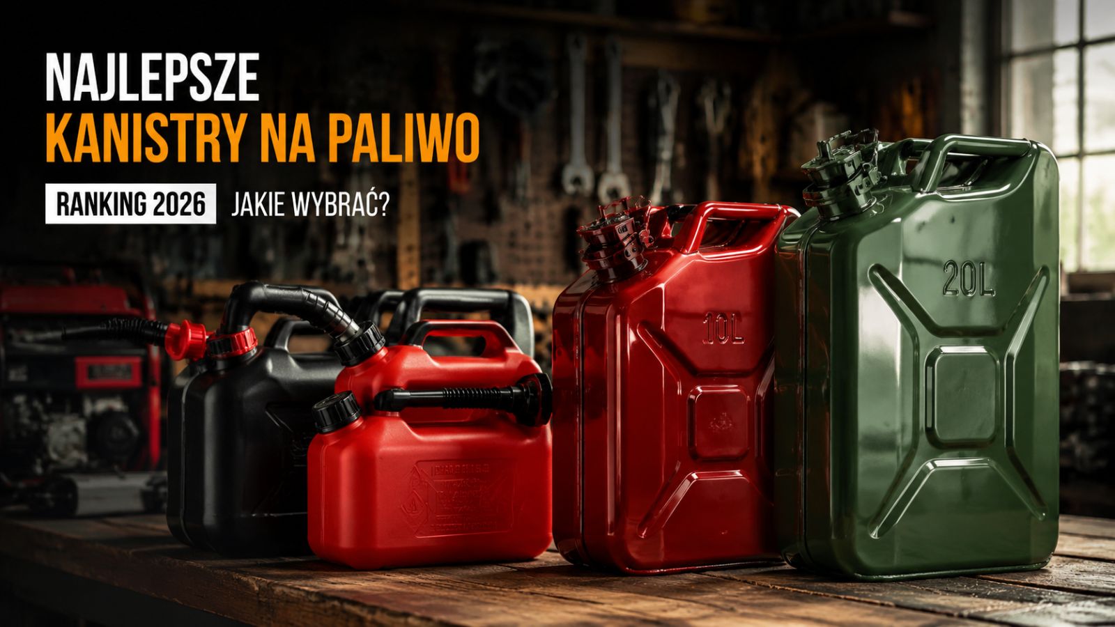 Najlepsze kanistry na paliwo – ranking 2026. Jakie wybrać?