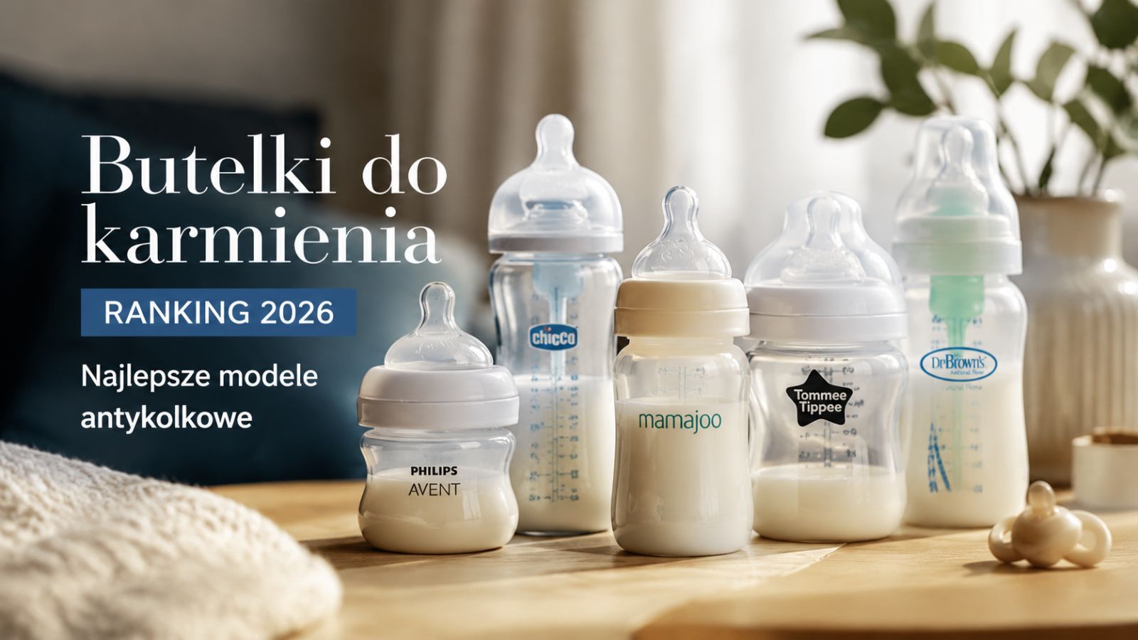 Butelki do karmienia ranking 2026 – Najlepsze modele antykolkowe