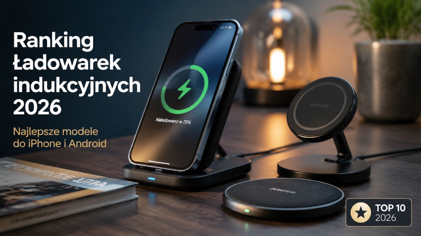 Ranking ładowarek indukcyjnych 2026 – najlepsze modele do iPhone i Android