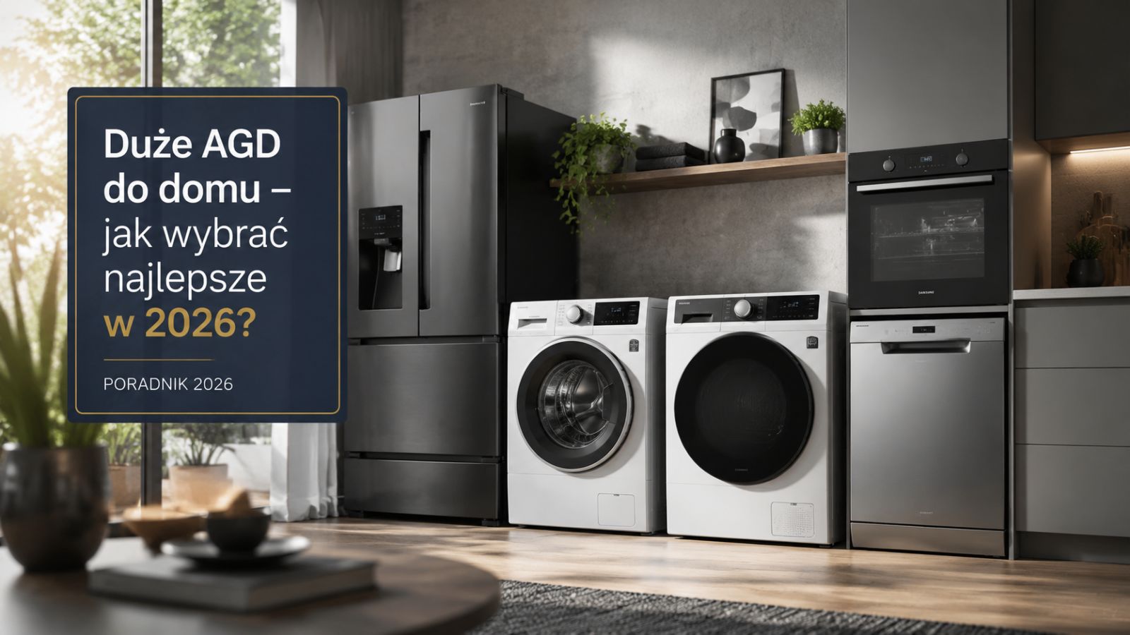 Duże AGD do domu – jak wybrać najlepsze home appliances w 2026?
