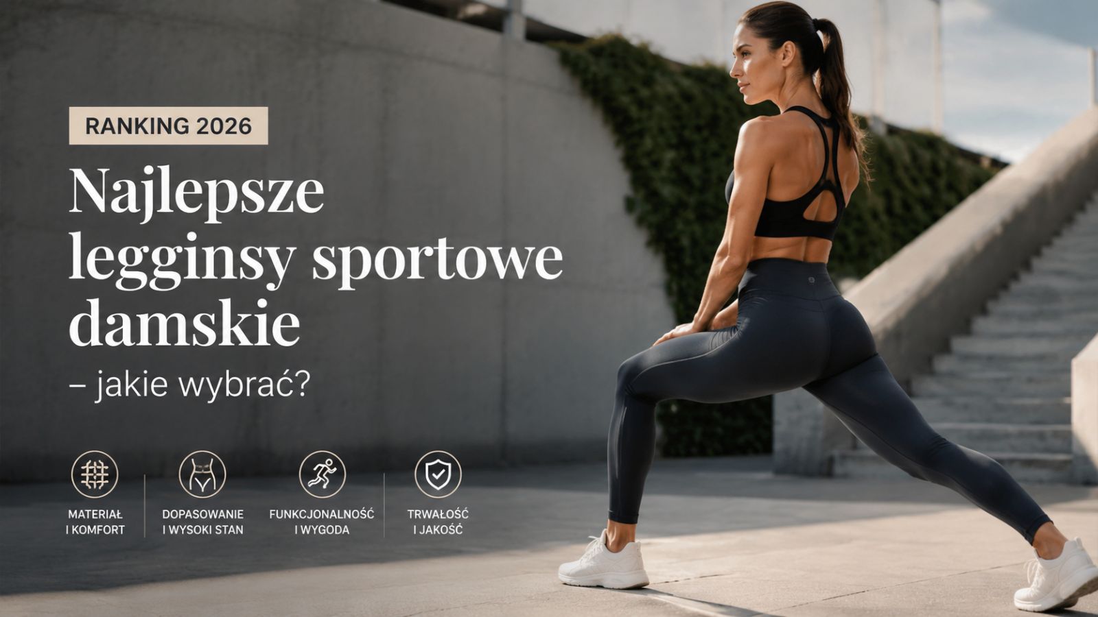 Ranking 2026: Najlepsze legginsy sportowe damskie – jakie wybrać?