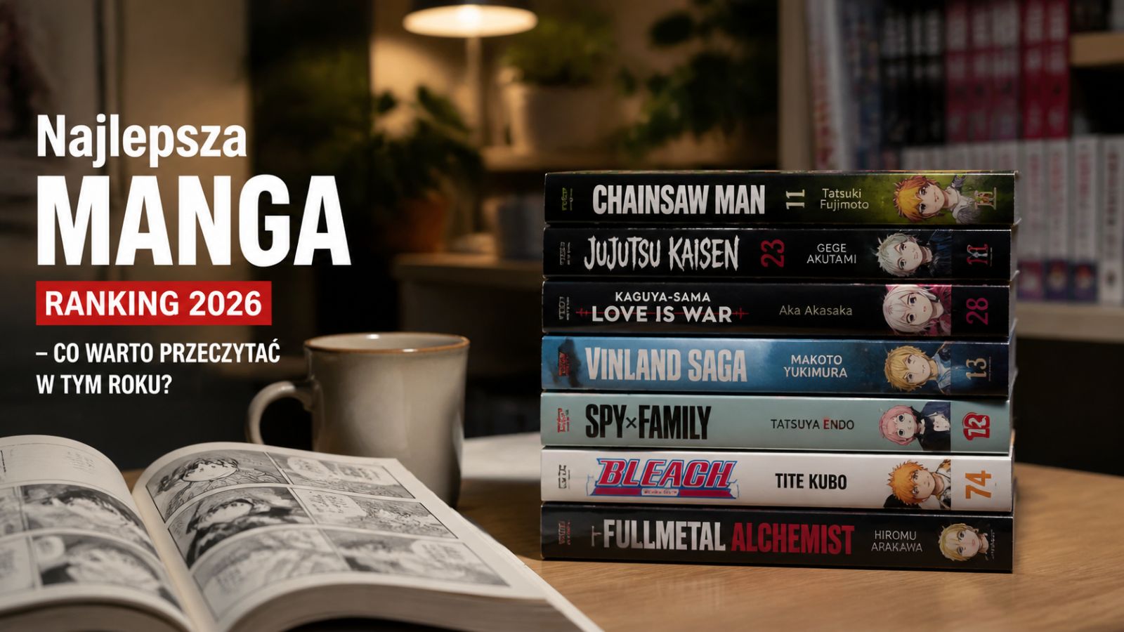 Najlepsza manga ranking 2026 – co warto przeczytać w tym roku?
