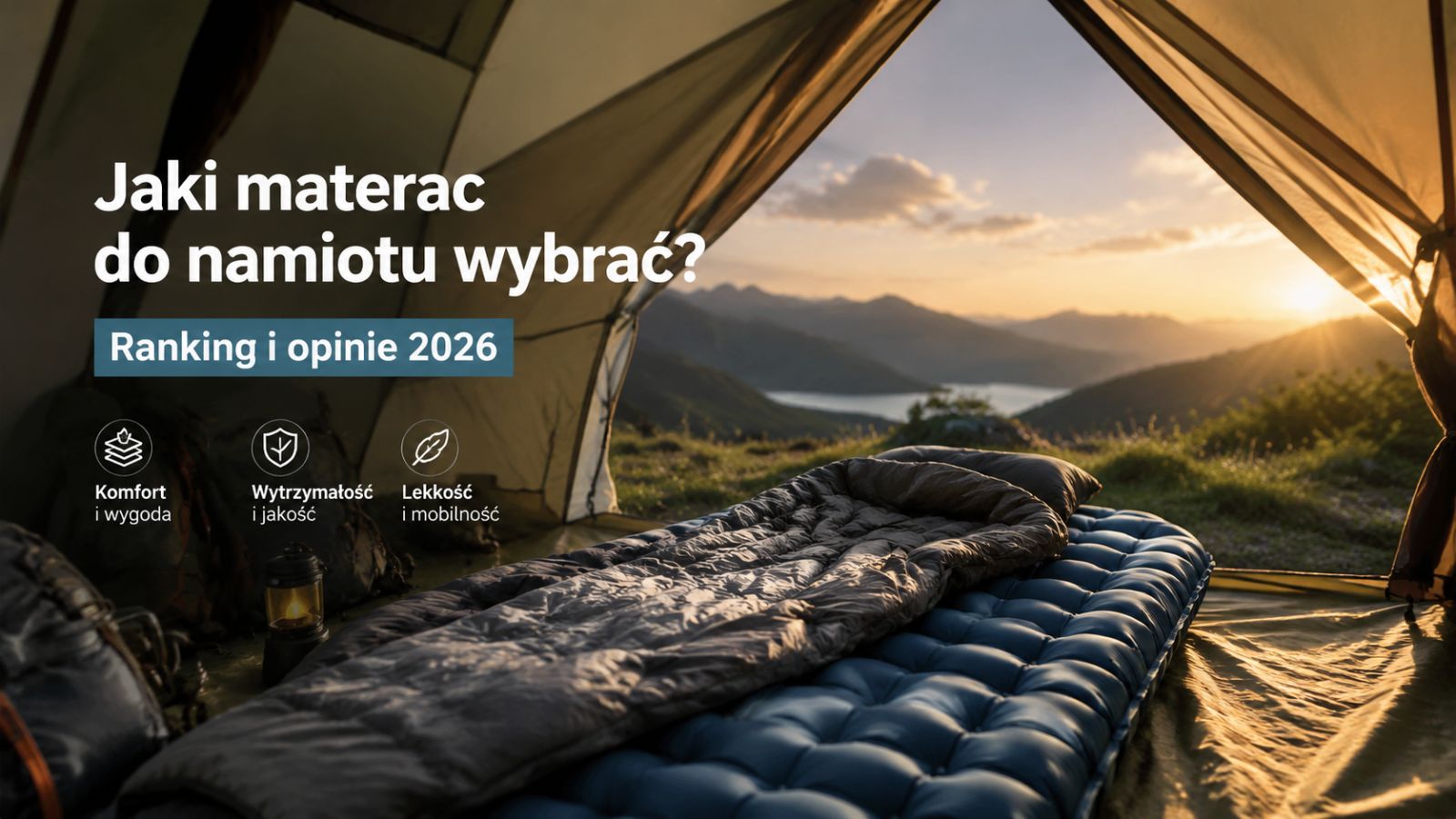 Jaki materac do namiotu wybrać? Ranking i opinie 2026