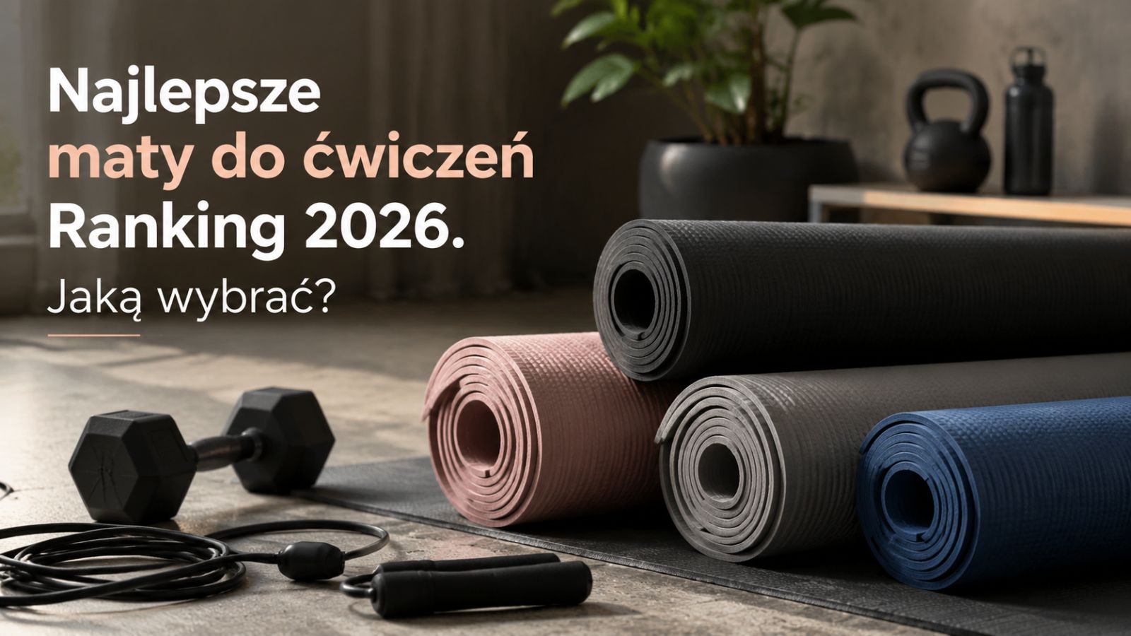 Najlepsze maty do ćwiczeń – Ranking 2026. Jaką wybrać?