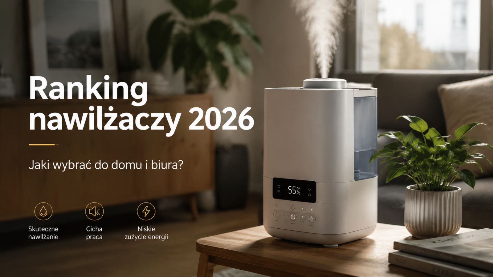 Ranking nawilżaczy 2026 – jaki wybrać do domu i biura?