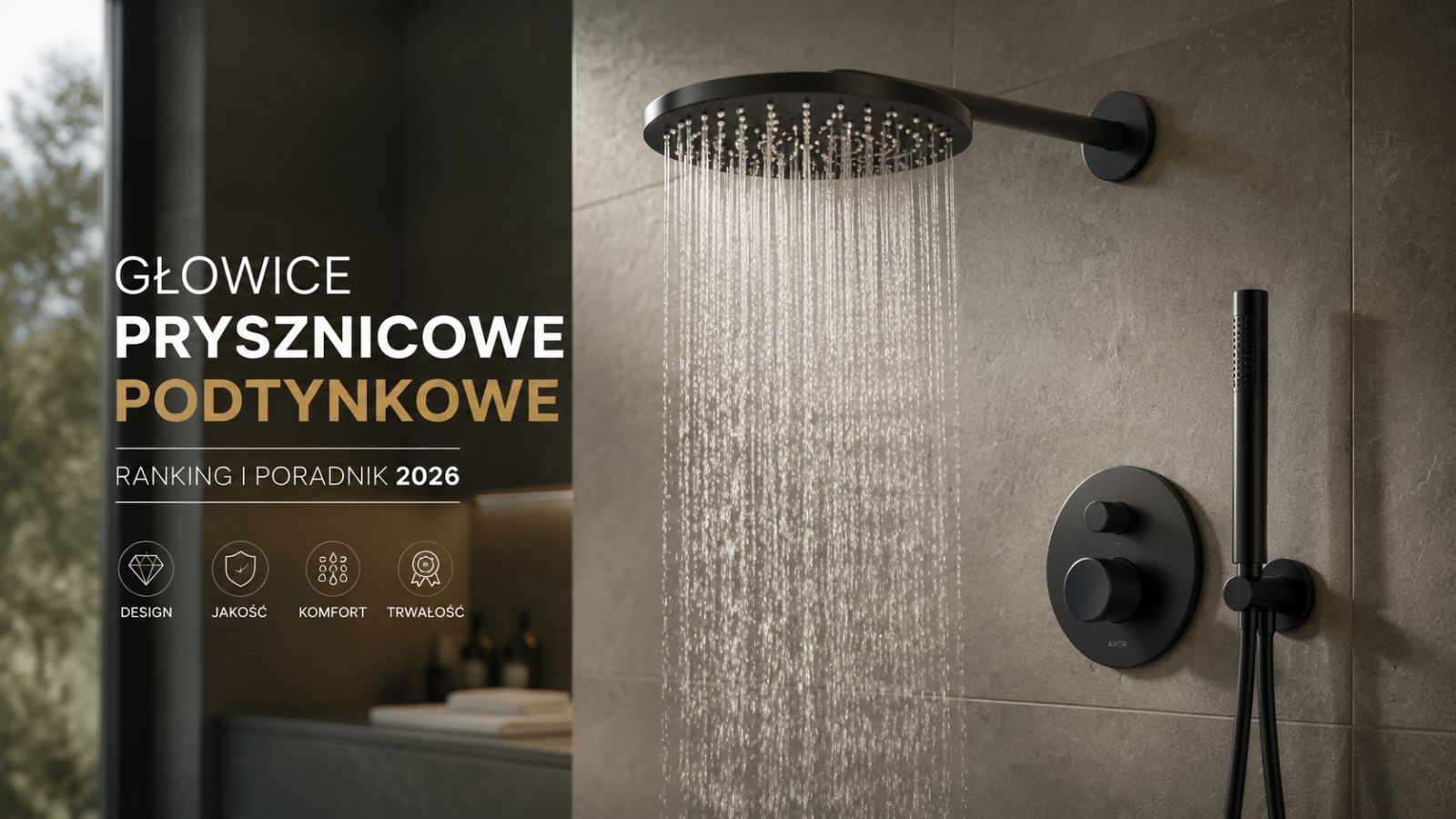 Głowice prysznicowe podtynkowe – ranking i poradnik 2026