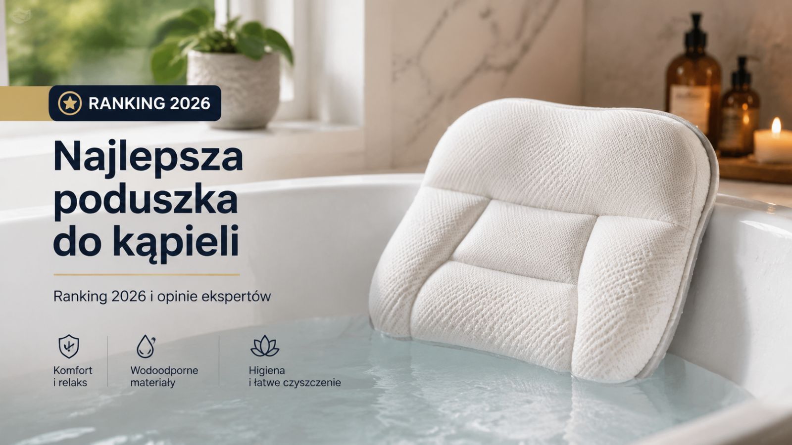 Najlepsza poduszka do kąpieli – Ranking 2026 i opinie ekspertów