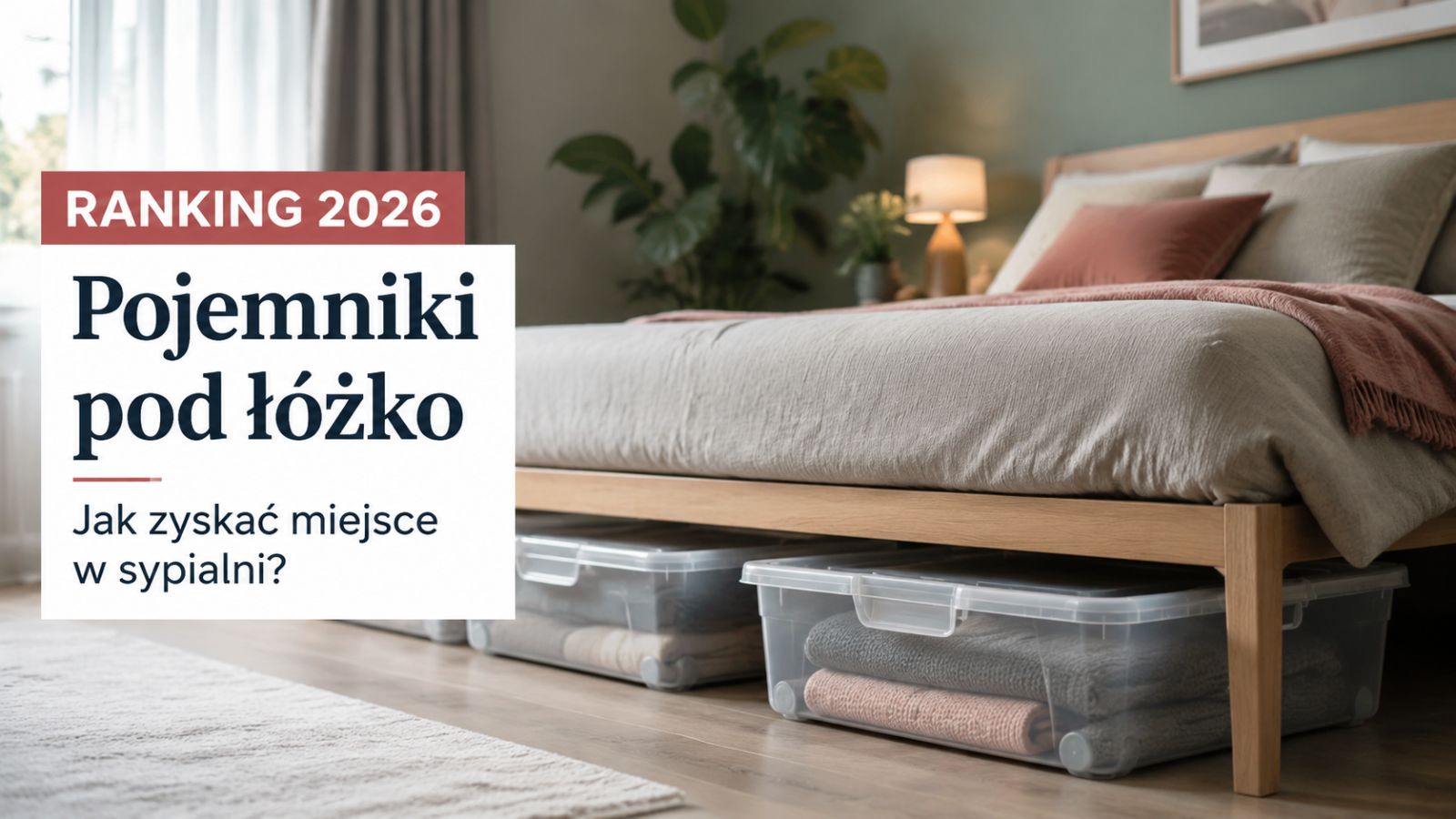 Pojemniki pod łóżko – Ranking 2026. Jak zyskać miejsce w sypialni?