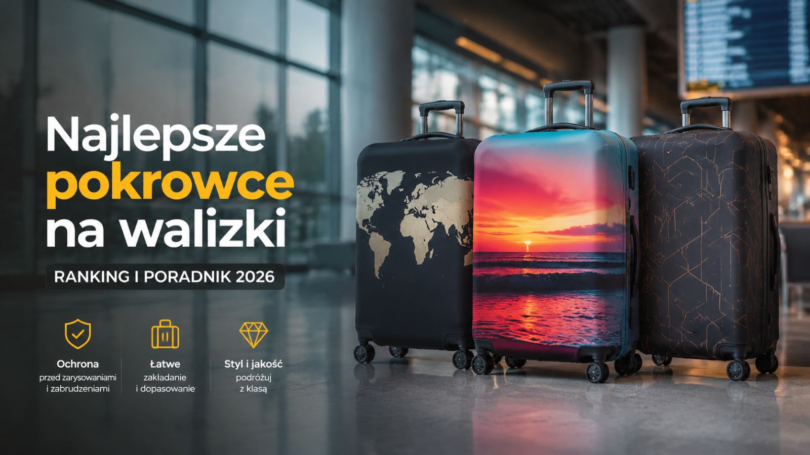 Najlepsze pokrowce na walizki – ranking i poradnik 2026