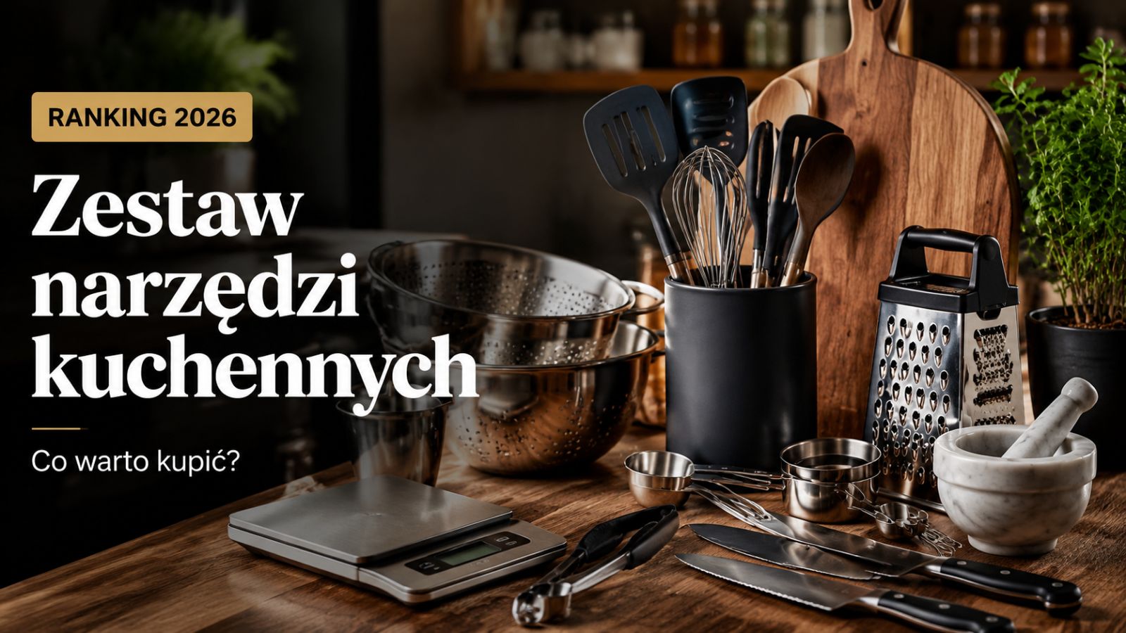 Zestaw narzędzi kuchennych – ranking 2026. Co warto kupić?