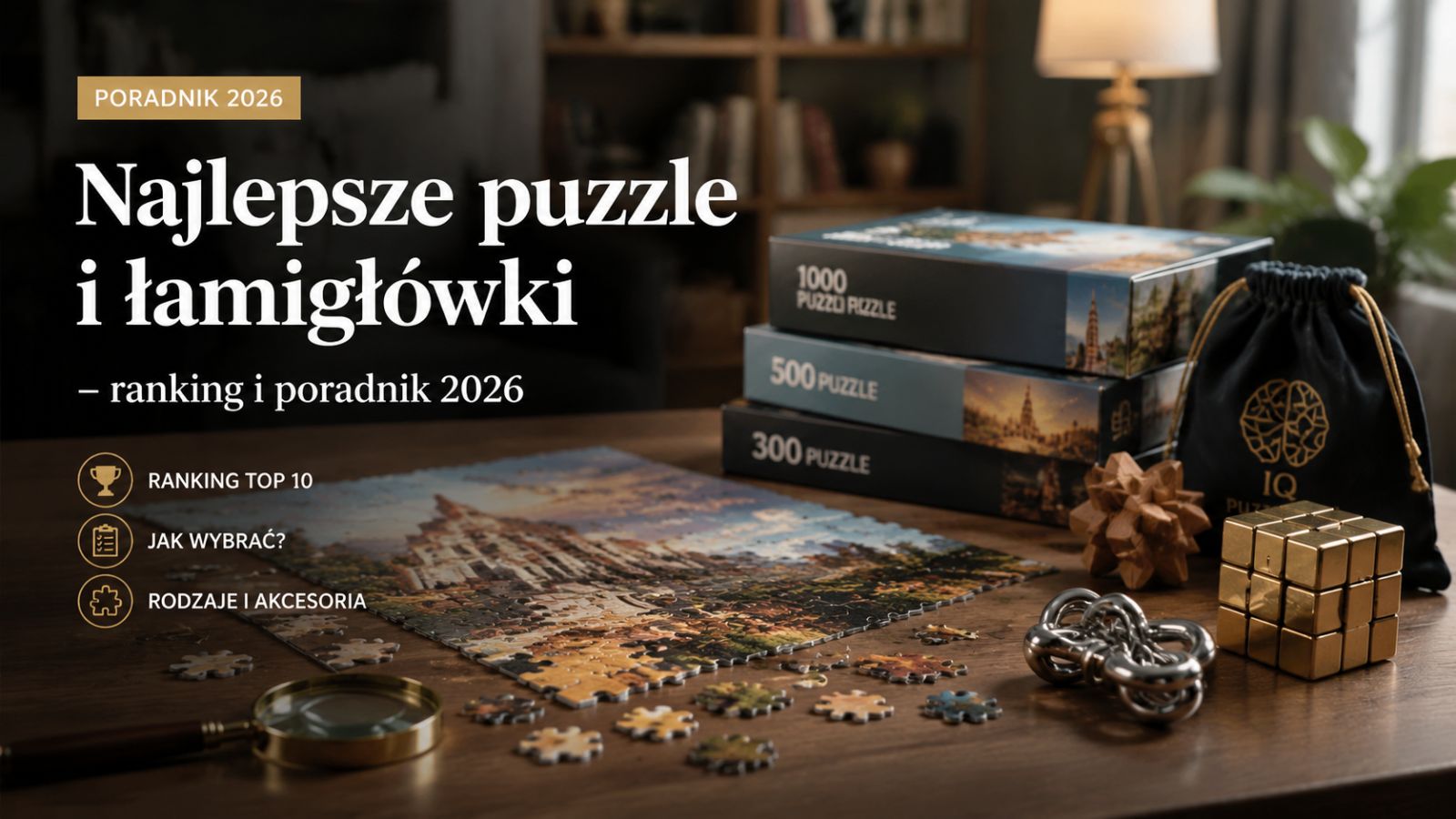 Najlepsze puzzle i łamigłówki – ranking i poradnik 2026