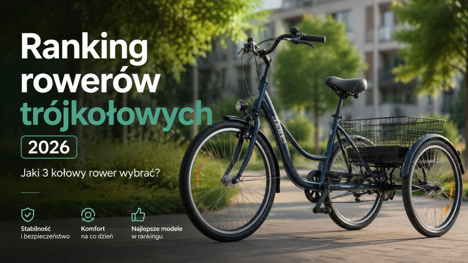 Ranking rowerów trójkołowych 2026 – jaki 3 kołowy rower wybrać?