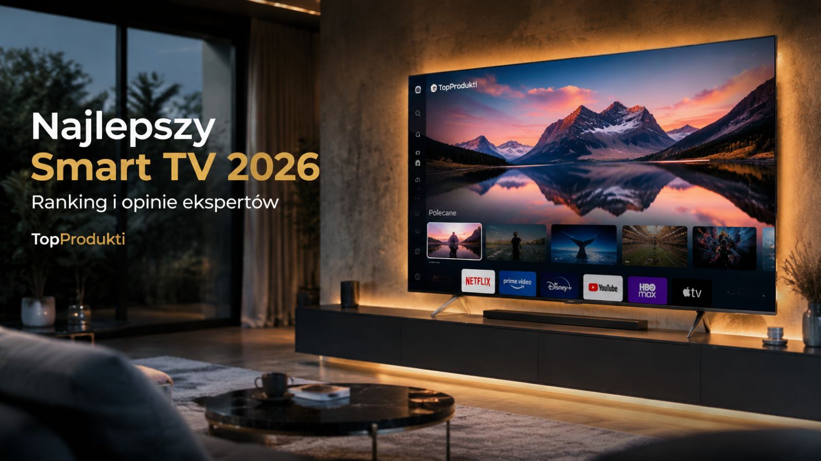 Najlepszy Smart TV 2026 – Ranking i opinie ekspertów TopProdukti