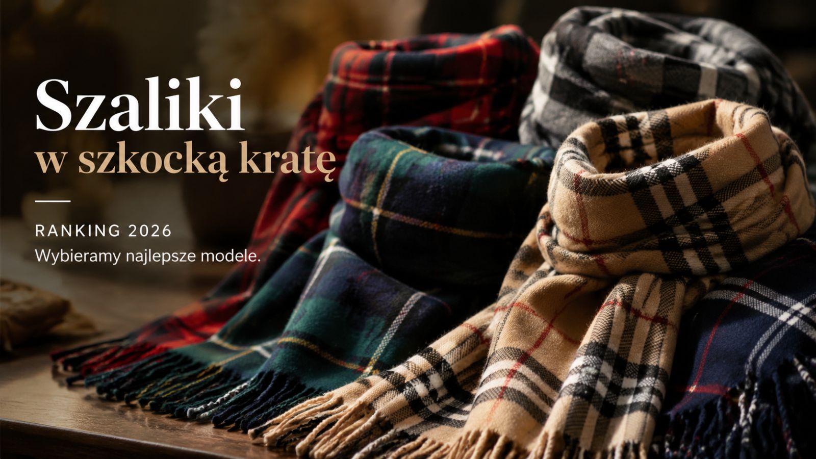 Szaliki w szkocką kratę – ranking 2026. Wybieramy najlepsze modele