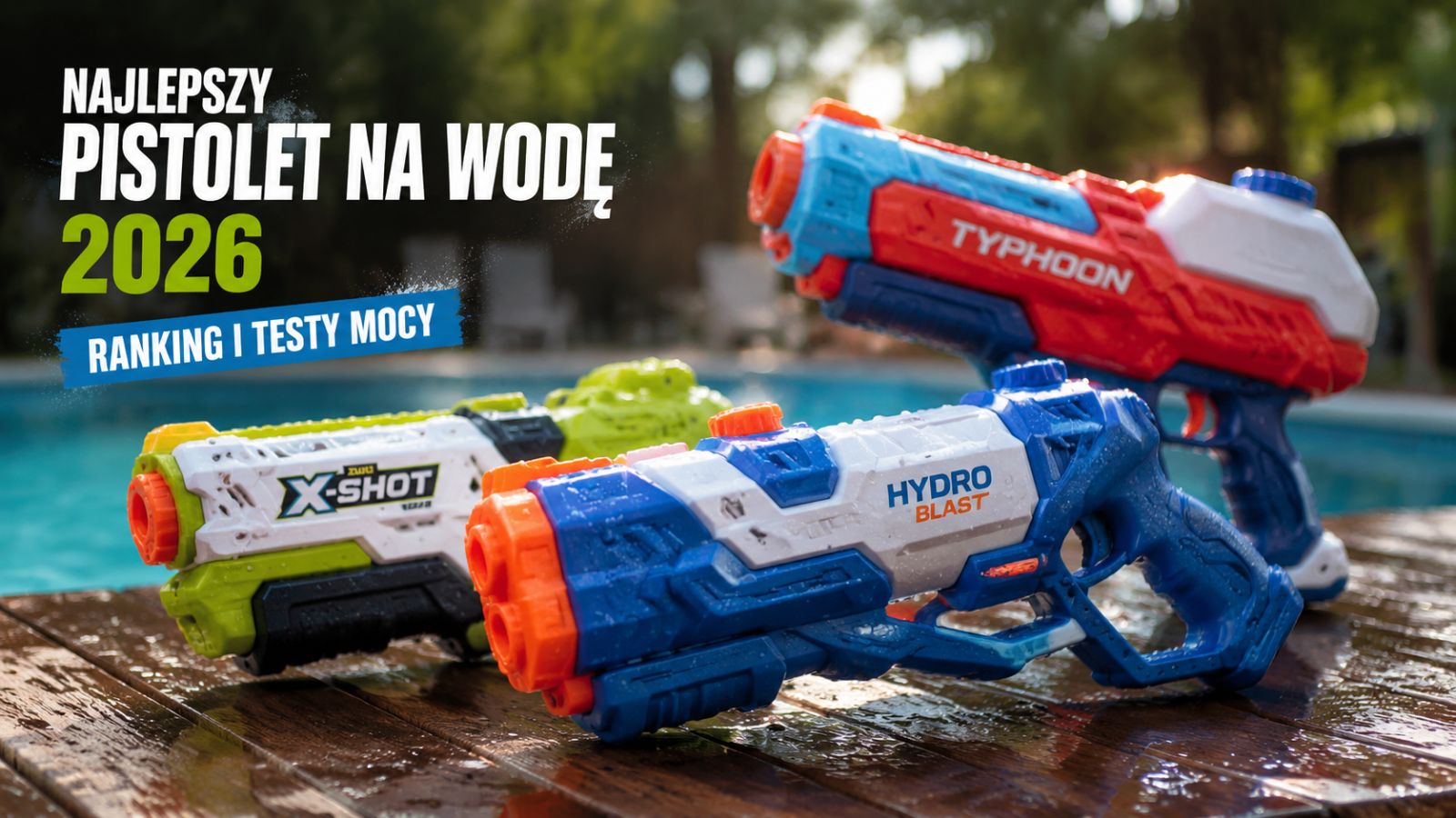 Najlepszy pistolet na wodę 2026 – Ranking i testy mocy