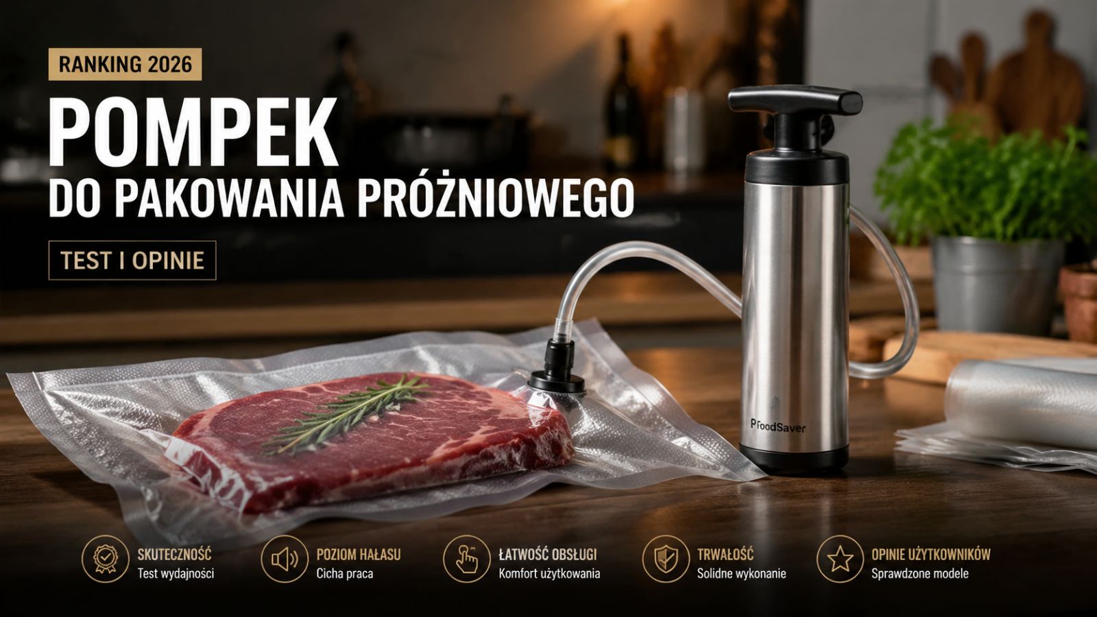 Ranking pompek do pakowania próżniowego 2026 – Test i opinie