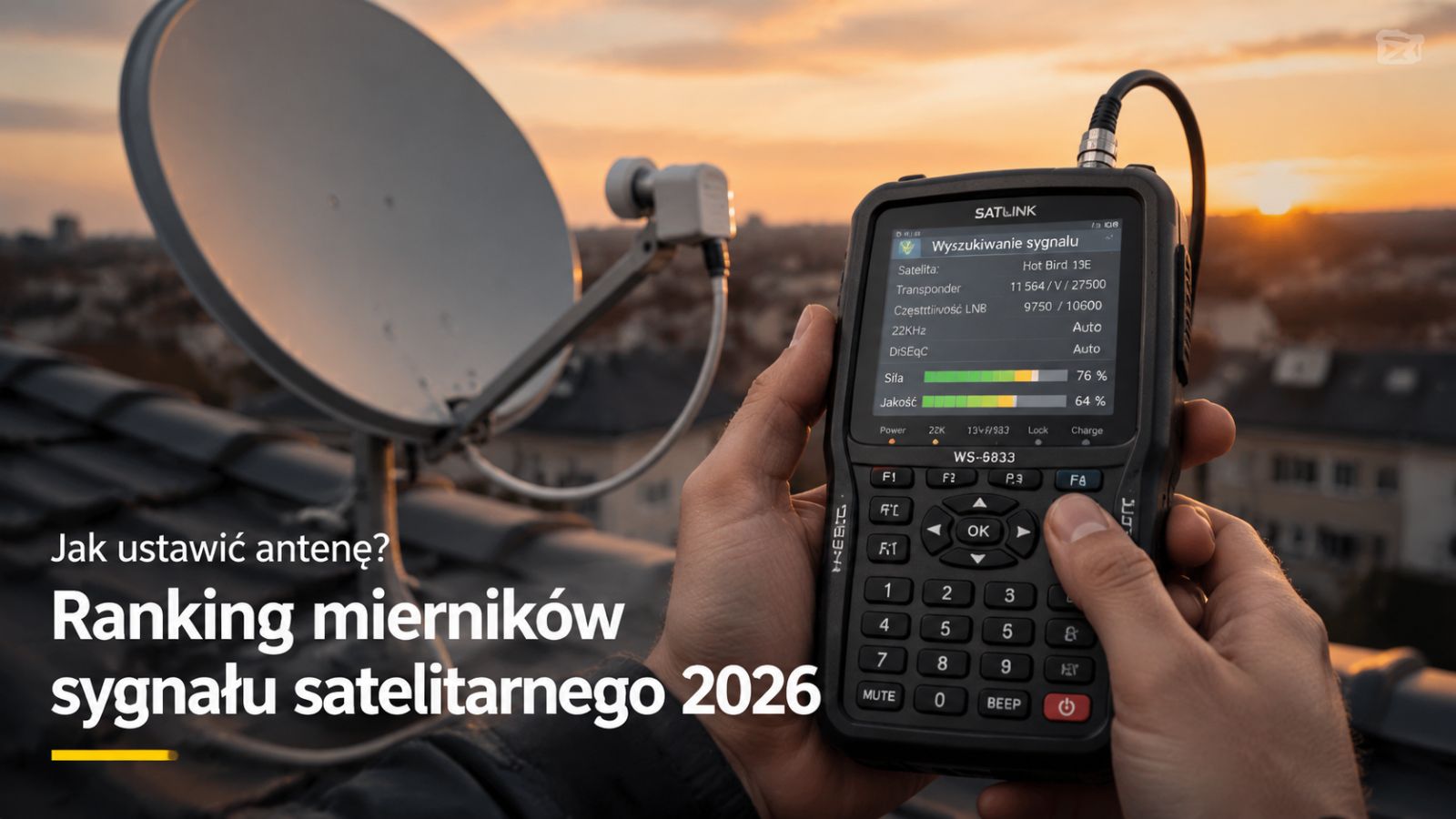 Jak ustawić antenę? Ranking mierników sygnału satelitarnego 2026