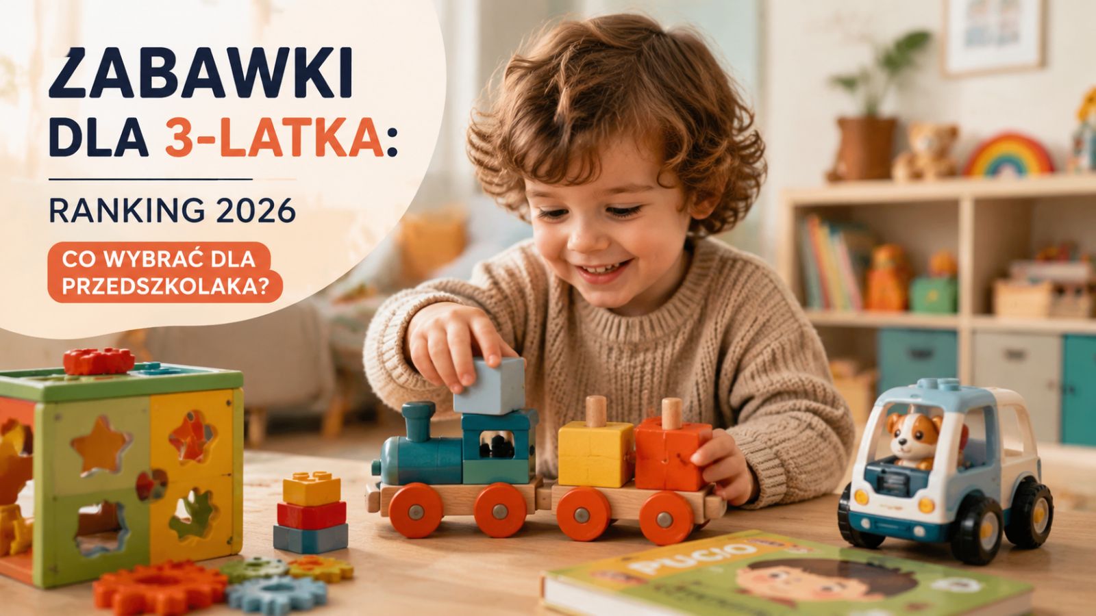 Zabawki dla 3-latka: Ranking 2026. Co wybrać dla przedszkolaka?