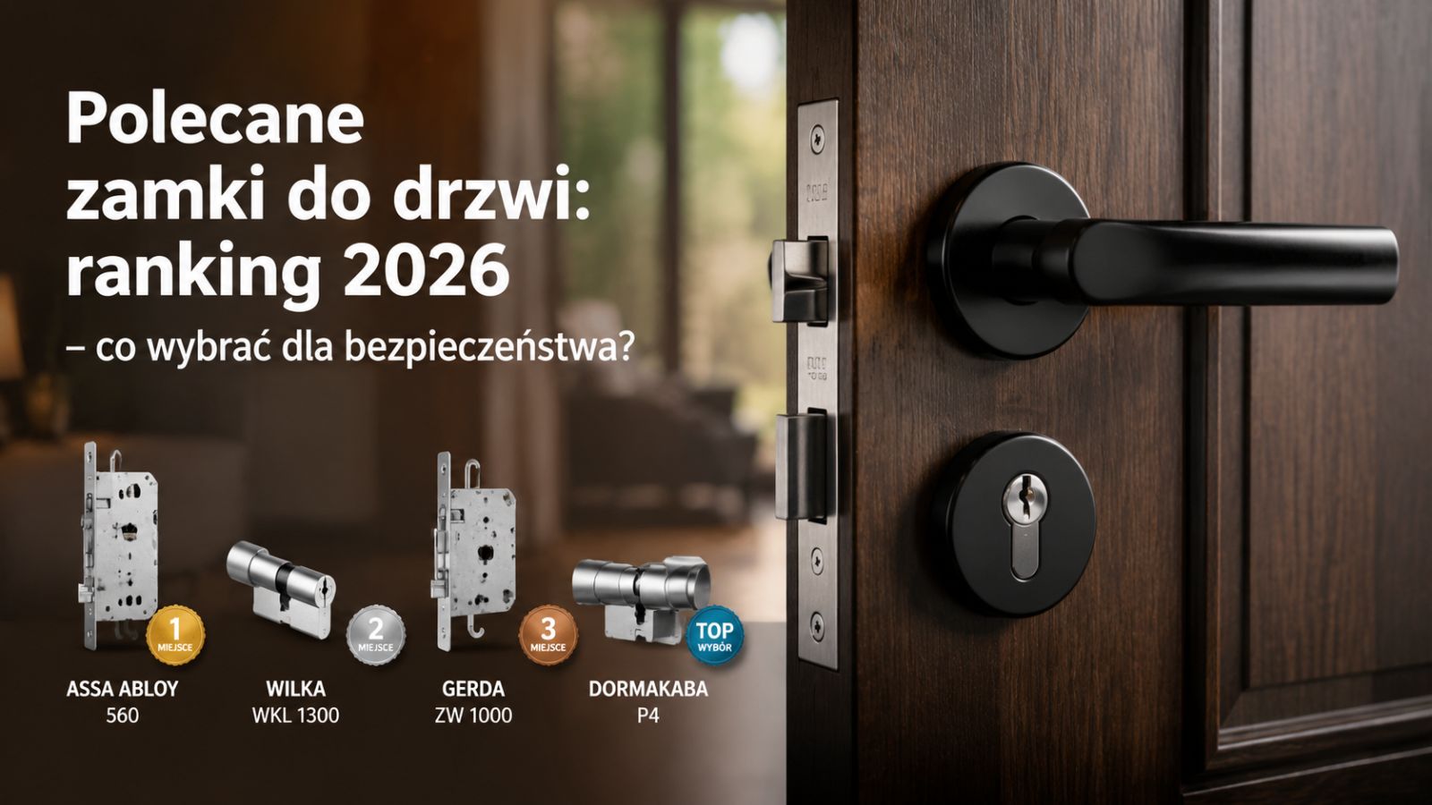 Polecane zamki do drzwi: ranking 2026 – co wybrać dla bezpieczeństwa?