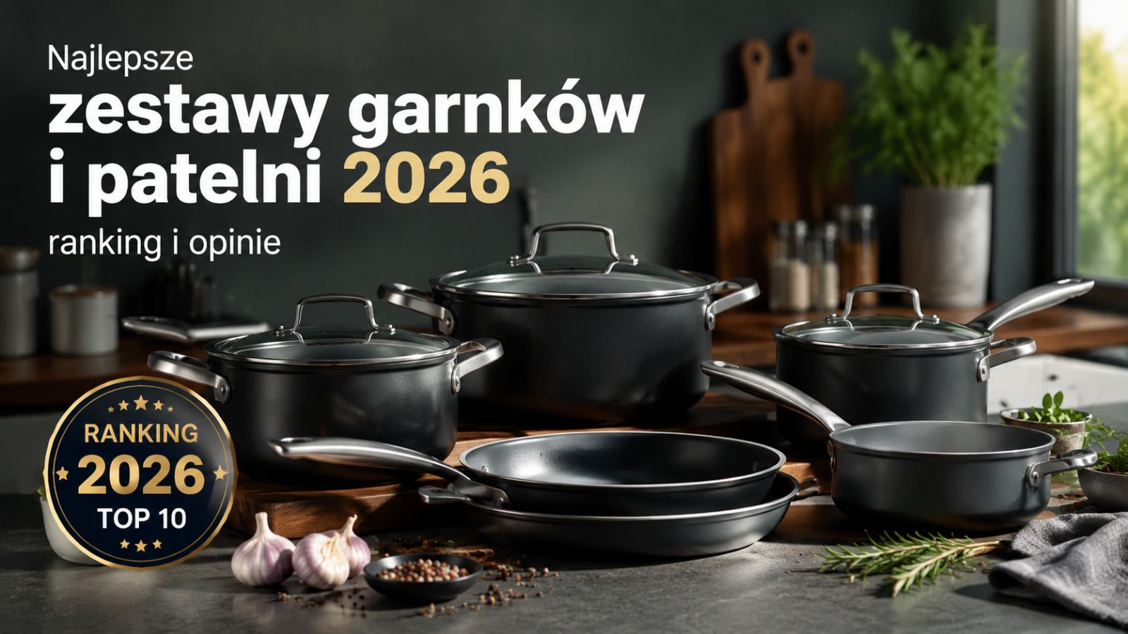 Najlepsze zestawy garnków i patelni 2026 – ranking i opinie