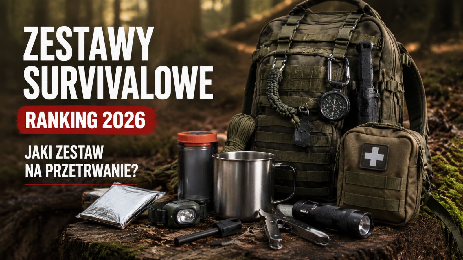 Zestawy survivalowe: Ranking 2026. Jaki zestaw na przetrwanie?