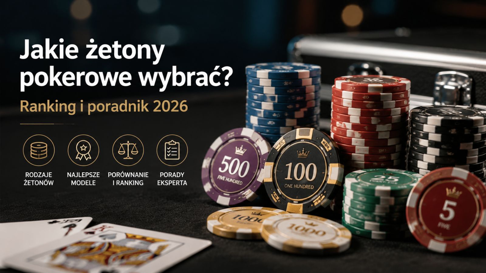 Jakie żetony pokerowe wybrać? Ranking i poradnik 2026
