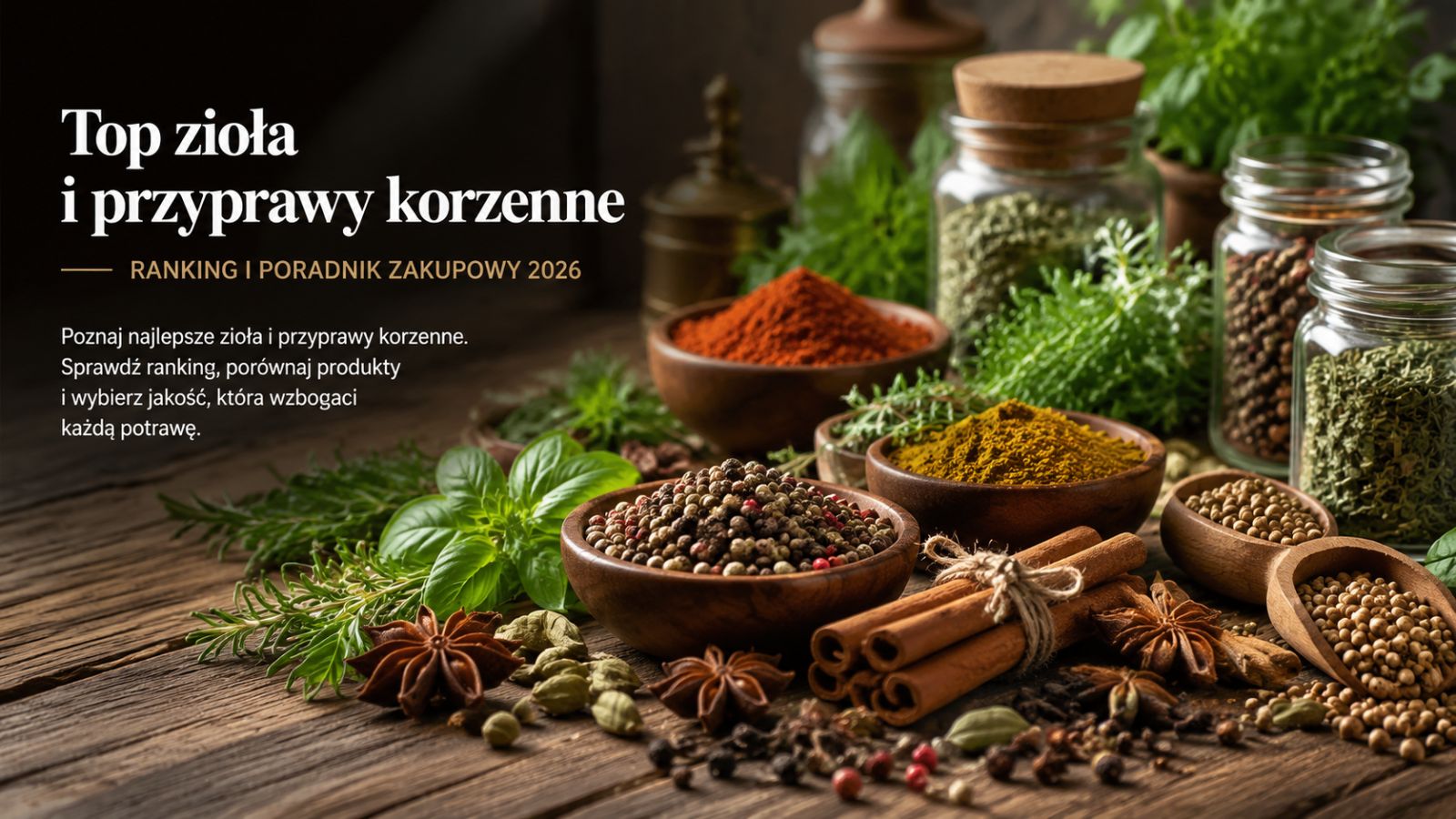 Top zioła i przyprawy korzenne – ranking i poradnik zakupowy 2026